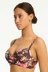 Sea Level Rosewood Cross Front Moulded Cup Bra